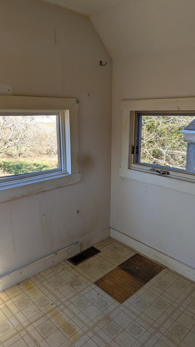 19 Lubec Rd, Whiting, ME 04691 - spare room featuring lofted ceiling and light flooring