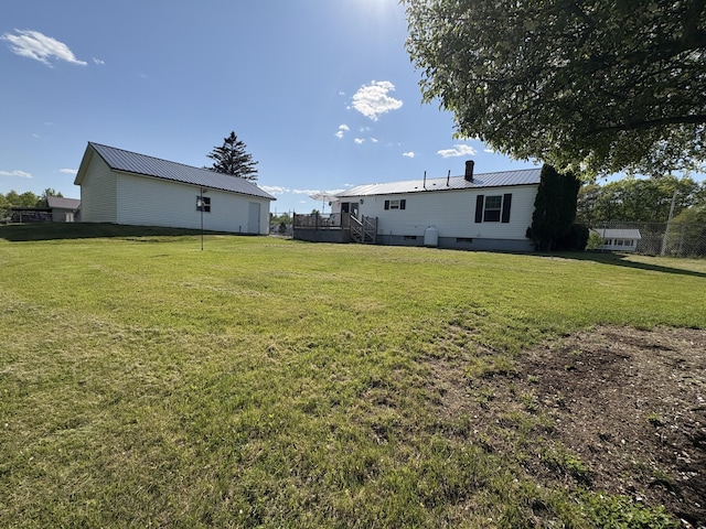 16 Caron Dr, Howland, ME 04448 - view of grassy yard