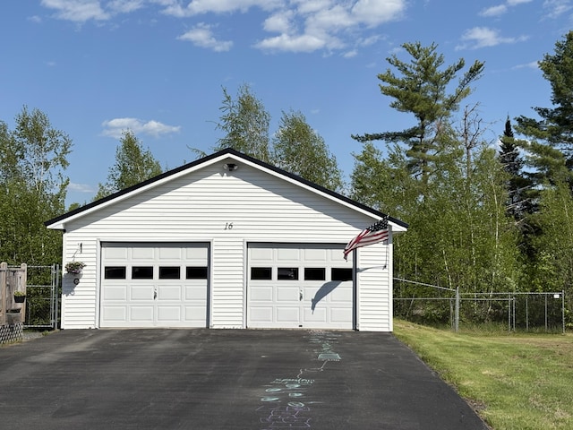 16 Caron Dr, Howland, ME 04448 - view of detached garage