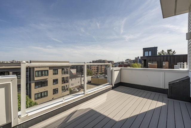 48 Federal St Unit B, Portland, ME 04101 - wooden terrace with a city view