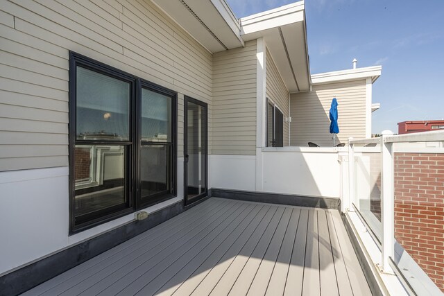 48 Federal St Unit B, Portland, ME 04101 - view of wooden deck