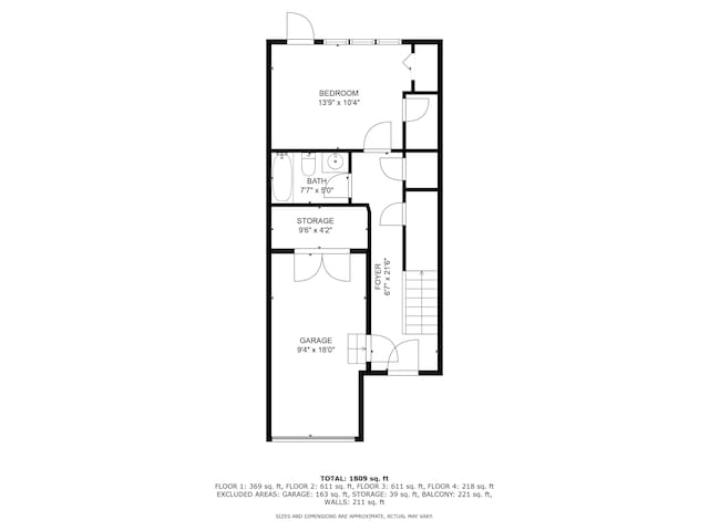 48 Federal St Unit B, Portland, ME 04101 - home floor plan