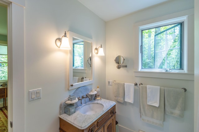 337 Washington St, Camden, ME 04843 - bathroom with healthy amount of natural light and vanity