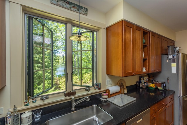 337 Washington St, Camden, ME 04843 - kitchen featuring a sink, plenty of natural light, and stainless steel appliances