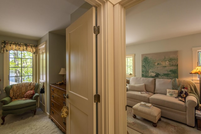 337 Washington St, Camden, ME 04843 - sitting room with light carpet