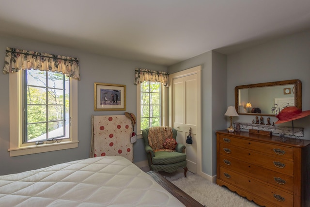337 Washington St, Camden, ME 04843 - bedroom featuring a closet, carpet flooring, and baseboards