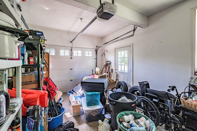 175 Lake House Rd, Naples, ME 04055 - garage featuring a garage door opener