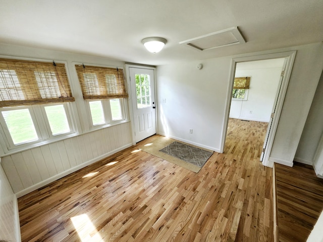 567 Ossipee Trl W, Standish, ME 04084 - entryway featuring light wood-style flooring and baseboards