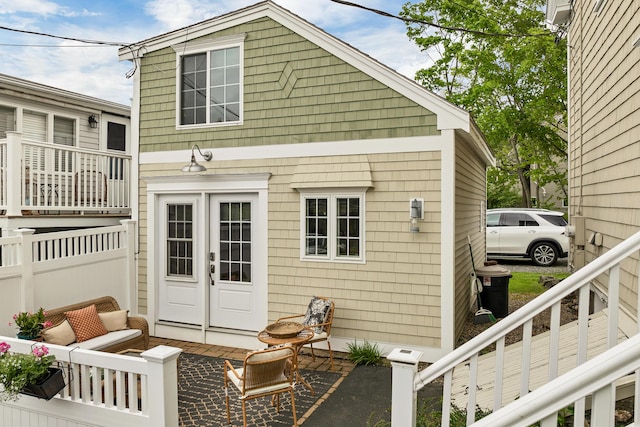 13 Ledge Rd Unit 3, Ogunquit, ME 03907 - back of house featuring an outdoor living space and a patio