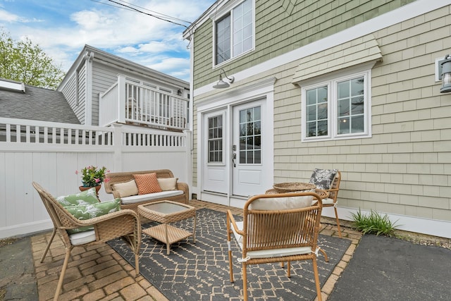 13 Ledge Rd Unit 3, Ogunquit, ME 03907 - view of patio featuring an outdoor living space