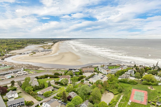 13 Ledge Rd Unit 3, Ogunquit, ME 03907 - drone / aerial view of waterfront with a beach