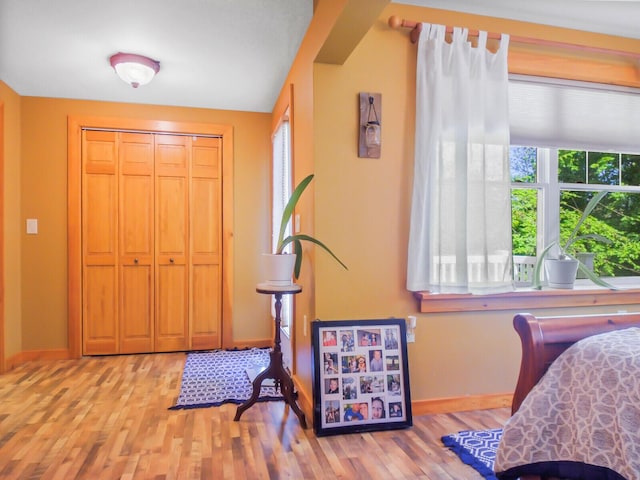 103 Taylor Woods Rd, Belgrade, ME 04917 - foyer entrance featuring baseboards and light wood-style floors
