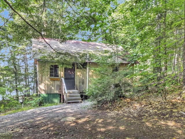103 Taylor Woods Rd, Belgrade, ME 04917 - obstructed view of property with entry steps