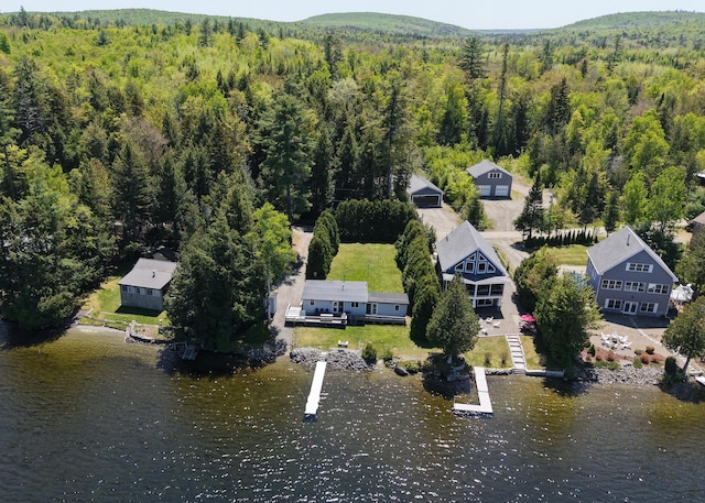 861 W Shore Rd, Otis, ME 04605 - aerial view of a heavily wooded area and a large body of water