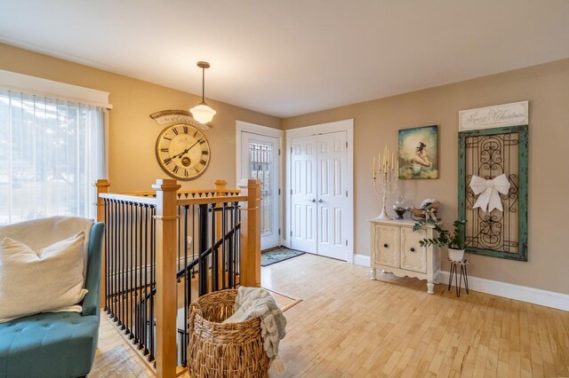231 Parkway S, Brewer, ME 04412 - foyer with wood finished floors and baseboards
