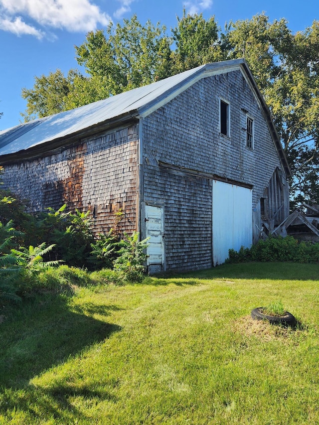 1542 Moosehead Trail Highway, Plymouth, ME 04969 - view of home's exterior featuring a yard and an outdoor structure