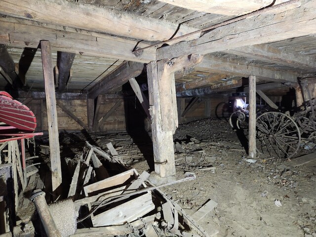 1542 Moosehead Trail Highway, Plymouth, ME 04969 - view of unfinished attic