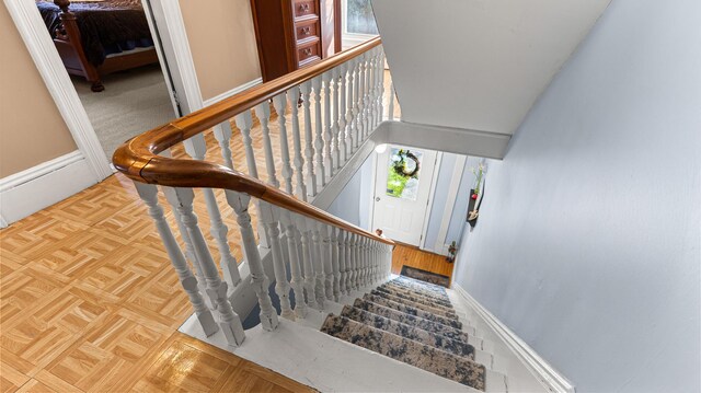 151 Birch St Unit A, B, Bangor, ME 04401 - stairs with baseboards