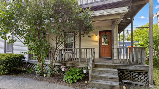 151 Birch St Unit A, B, Bangor, ME 04401 - property entrance featuring a porch