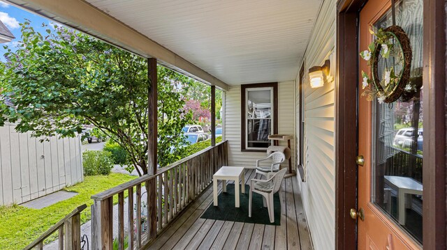151 Birch St Unit A, B, Bangor, ME 04401 - view of wooden porch