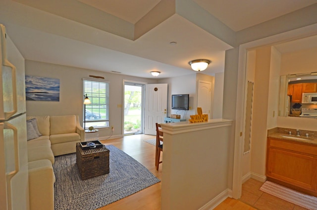 272 Mills Rd Unit 7C, Kennebunkport, ME 04046 - living room with baseboards