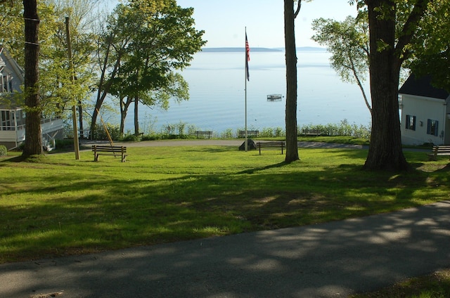 14 Auditorium Park, Northport, ME 04849 - surrounding community with a water view and a yard