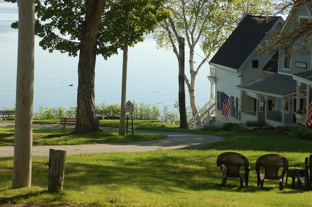 14 Auditorium Park, Northport, ME 04849 - view of property's community featuring a water view and a lawn