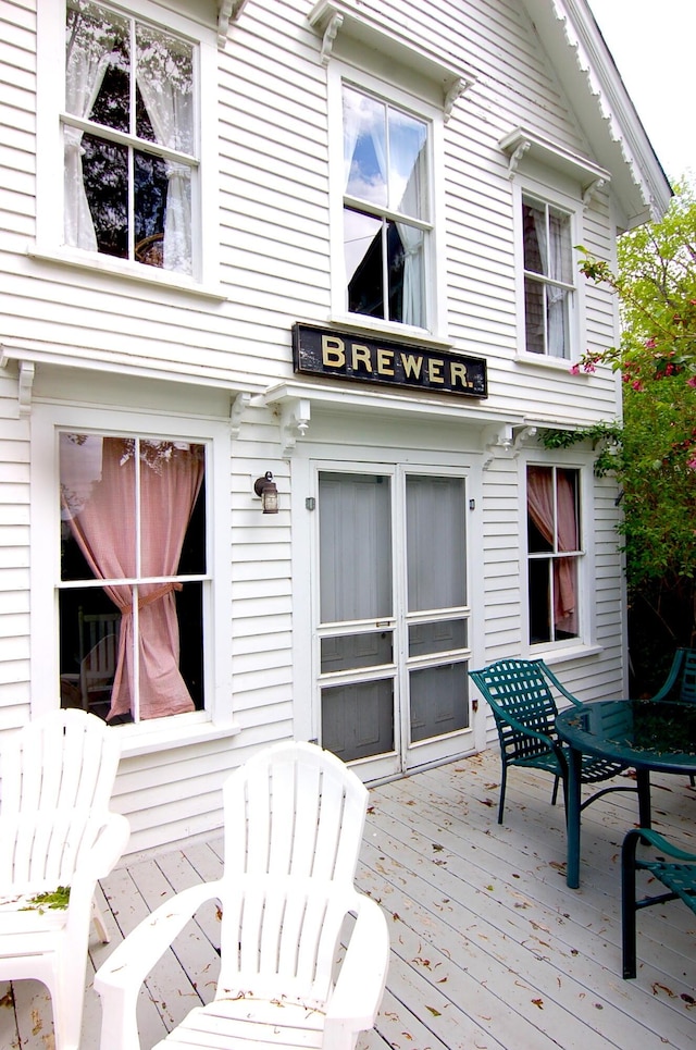 14 Auditorium Park, Northport, ME 04849 - view of wooden terrace