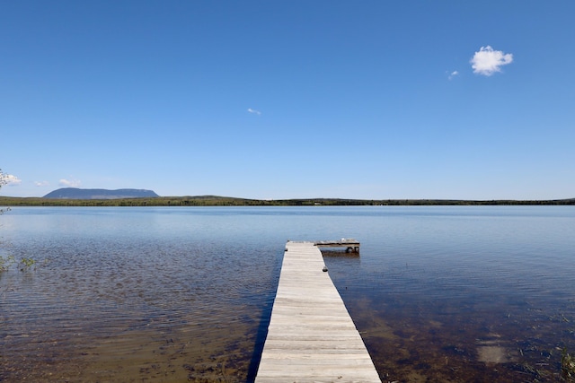 50 Hook Ln, Frenchtown Twp, ME 04441 - dock with a water view