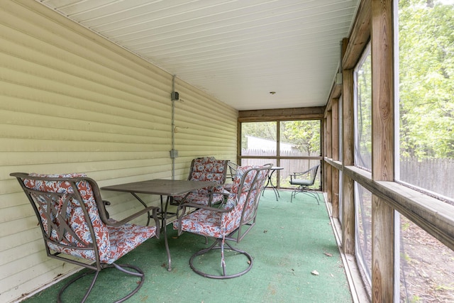 52 Pleasant St, North Berwick, ME 03906 - sunroom with outdoor dining space