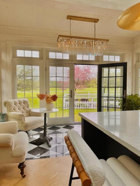1 Forest St, Dover-Foxcroft, ME 04426 - sunroom with french doors and plenty of natural light