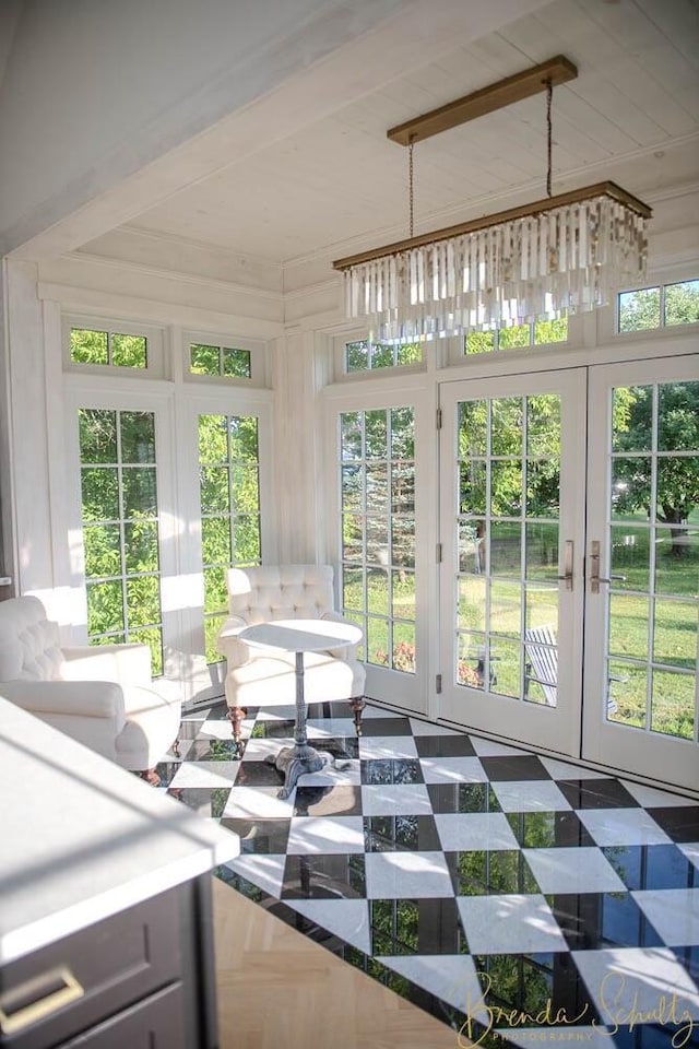 1 Forest St, Dover-Foxcroft, ME 04426 - sunroom with french doors