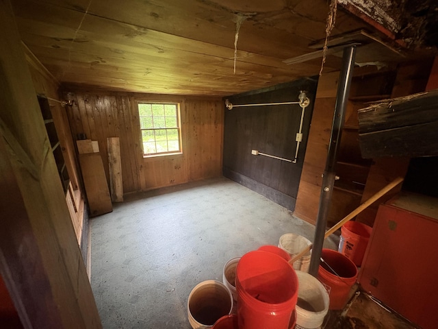 15 Sawyer Ln, Sanford, ME 04083 - miscellaneous room with wood walls