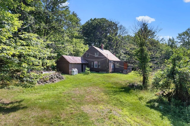 15 Sawyer Ln, Sanford, ME 04083 - view of grassy yard with an outdoor structure
