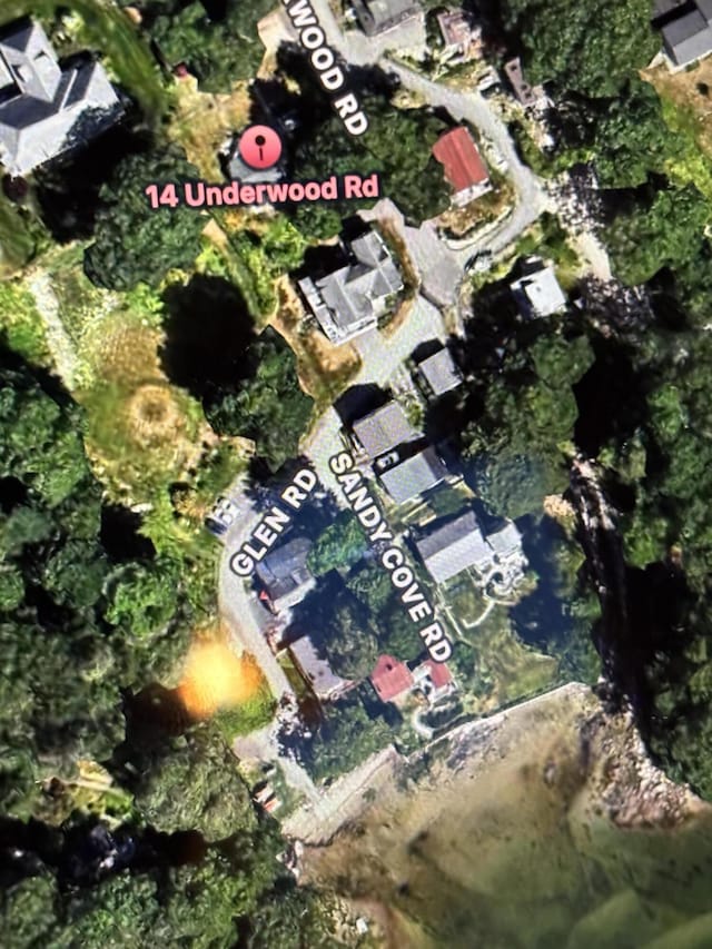 16 Bayview Rd, Falmouth, ME 04105 - aerial view of property's location
