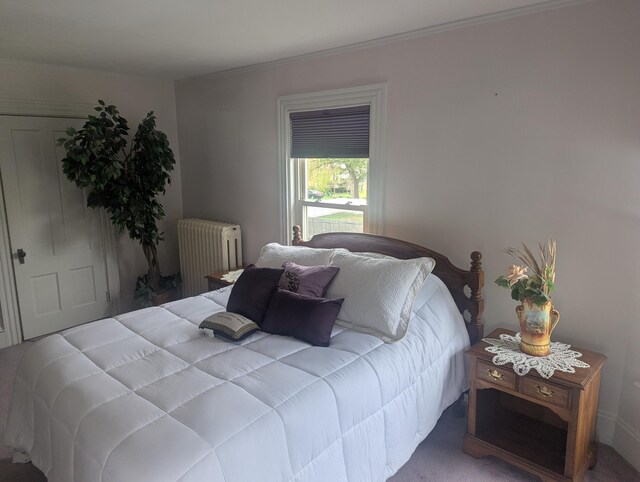 35 Brimmer St, Brewer, ME 04412 - bedroom with radiator heating unit and carpet