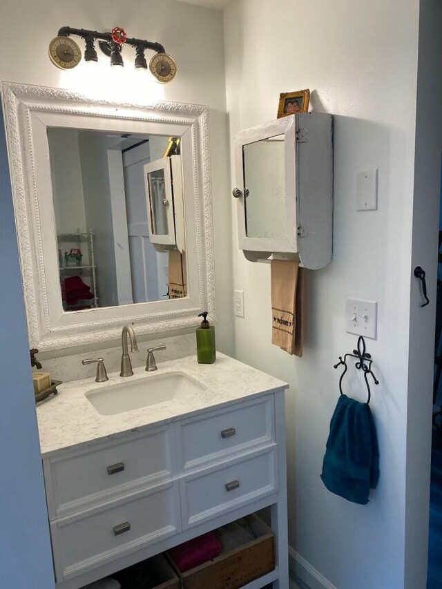58 Main St, Sangerville, ME 04479 - bathroom with vanity