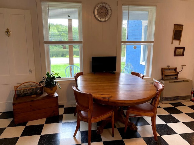 58 Main St, Sangerville, ME 04479 - dining area with tile patterned floors