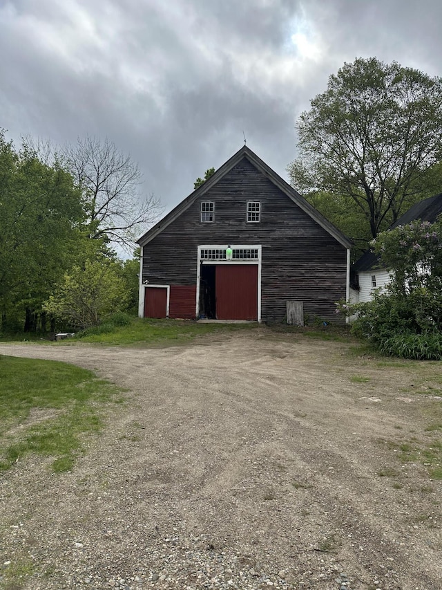 210 Ferguson Rd, Shapleigh, ME 04076 - detached garage featuring driveway