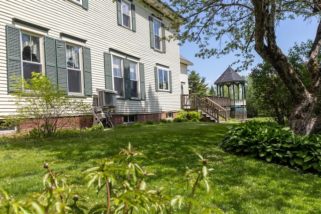 34 Mcphetres Rd, Sangerville, ME 04479 - view of green lawn featuring a gazebo