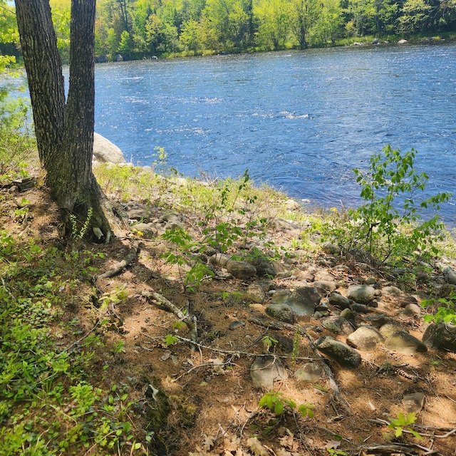 849 N Rd, Medford, ME 04463 - water view featuring a heavily wooded area