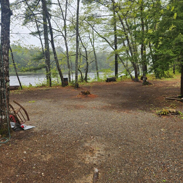 849 N Rd, Medford, ME 04463 - view of yard featuring a water view
