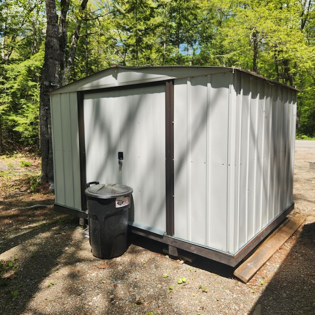 849 N Rd, Medford, ME 04463 - view of shed featuring view of scattered trees