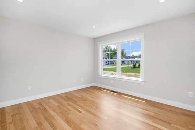 81 Creeks Edge Dr Unit 0, Saco, ME 04072 - empty room with light wood finished floors and recessed lighting