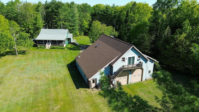 189 Stetson Rd E, Levant, ME 04456 - view from above of property featuring a forest