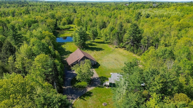 189 Stetson Rd E, Levant, ME 04456 - view of subject property with a heavily wooded area and a large body of water