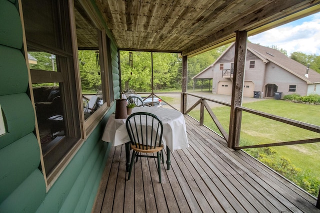 189 Stetson Rd E, Levant, ME 04456 - view of sunroom / solarium