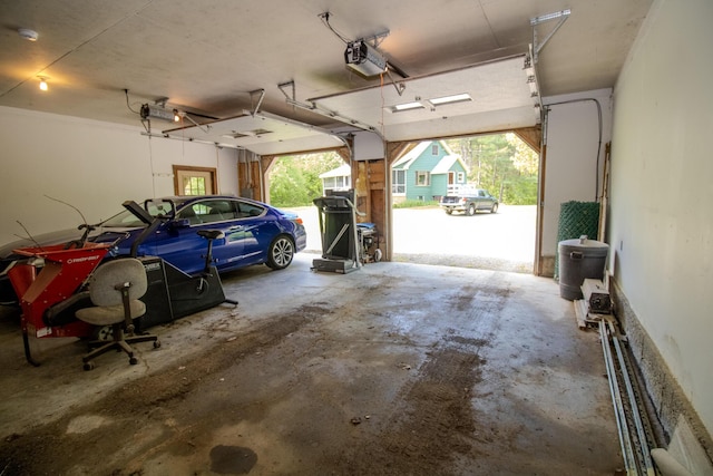 189 Stetson Rd E, Levant, ME 04456 - garage with a garage door opener