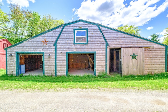 24 Cassella Dr, Jefferson, ME 04348 - garage with a detached garage