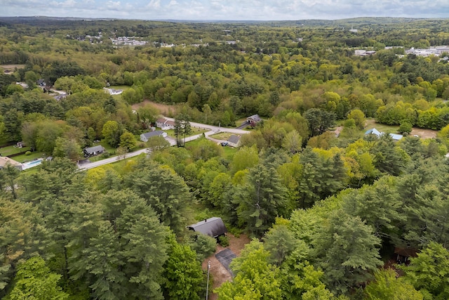 37 Boulder Dr, Auburn, ME 04210 - aerial overview of property's location featuring a heavily wooded area